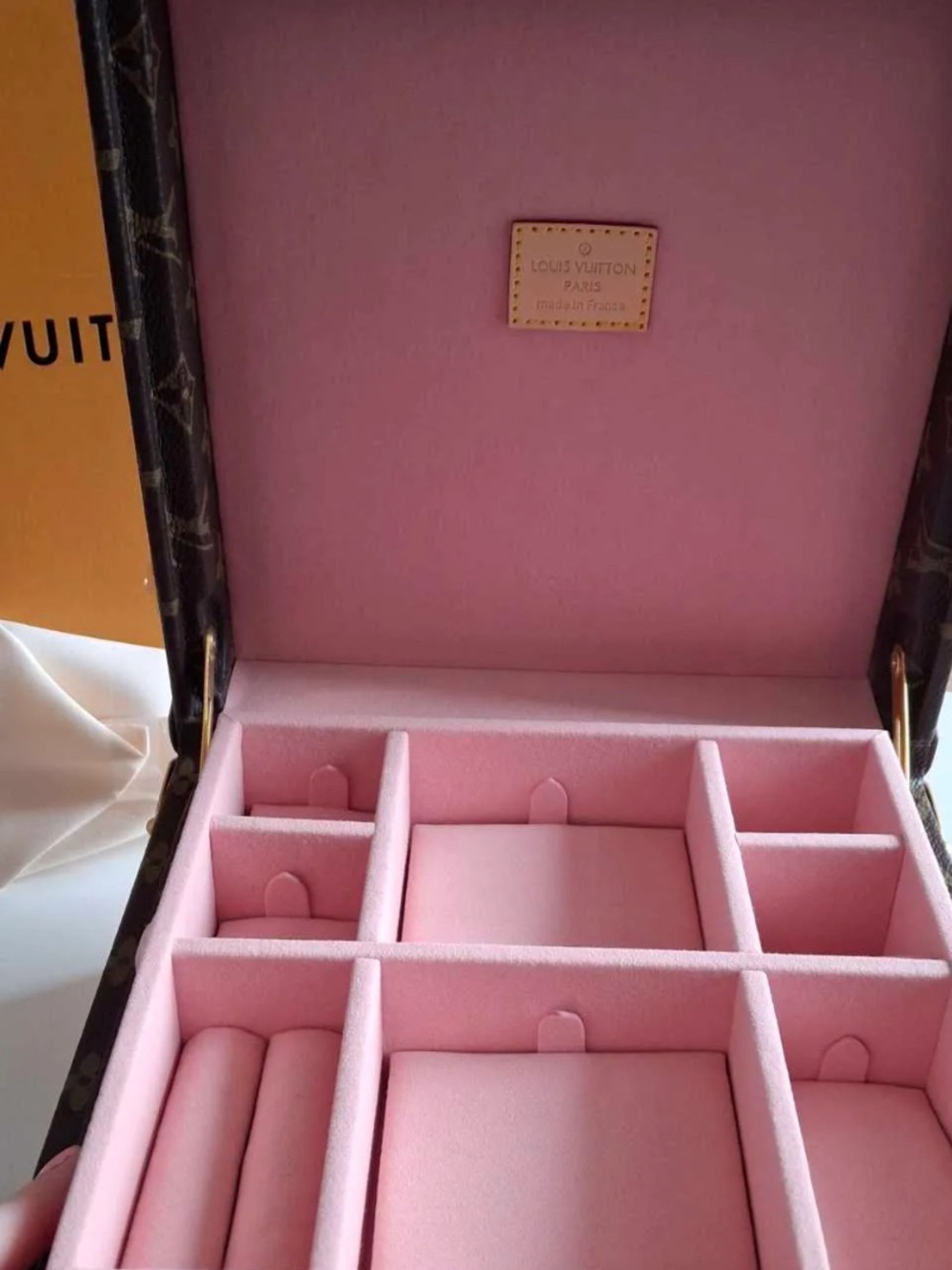 Pink Jewelry Box Organizer